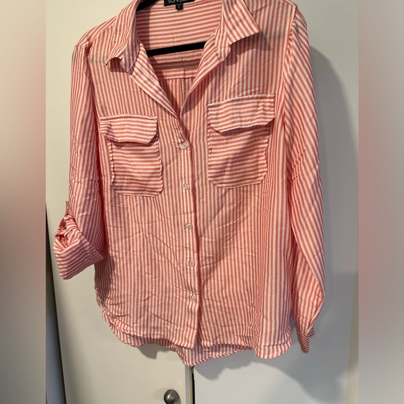 Velvet Heart Striped XL Button Down Shirt - Picture 10 of 14